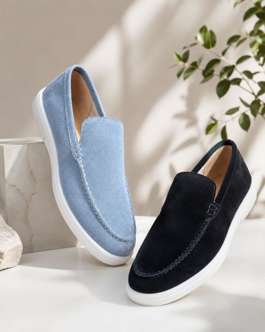 Mocassin Hybride NEVOSTEEP™ en Daim Premium